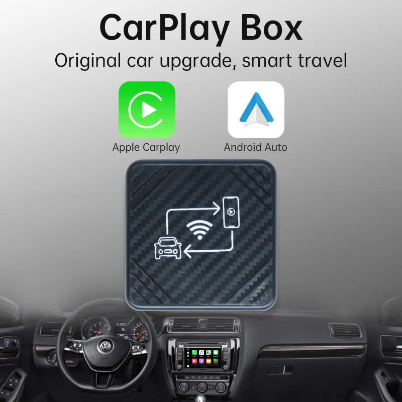 ワイヤレスCarplayボックスはAndroid Autoプラグアンドプレイに適しています