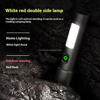 Lampe de poche portable de haute qualité avec diode électroluminescente à zoom télescopique laser blanc résistant à l'eau adapté au camping
