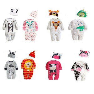 Wholesale 100% Cotton <strong>Baby</strong> <strong>Clothes</strong> Soft Stylish <strong>Baby</strong> <strong>Winter</strong> Romper Set <strong>Baby</strong> Romper With Hat - Product Image 1