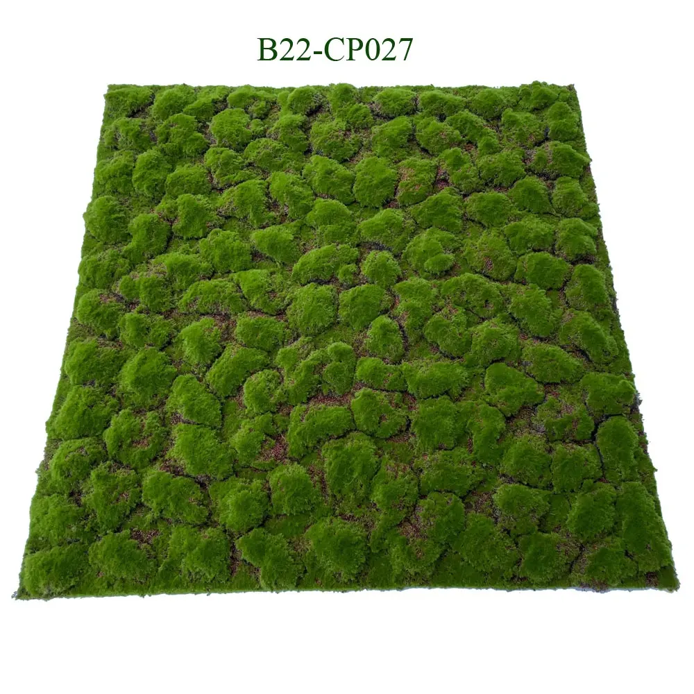 Grosir Kualitas Tinggi Diy Lembar Lumut Mini Tanaman Buatan Batu Rumput Panel Dinding Rumput Hewan Karpet Roll Mat untuk Dekorasi Rumah