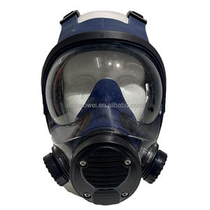 Masker gas wajah penuh FM503, masker gas Anti gas dapat dipakai ulang dengan filter ganda - Product Image 4
