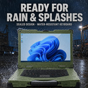 Laptop Resistente de 15.6 Pulgadas I7 I9 con Protección IP65, Resistente al Agua, de Alta Resistencia, 64GB 2TB SSD, Computadora Industrial Portátil, PC, Estación de Trabajo Portátil - Product Image 1