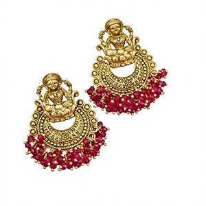 Boucles d'oreilles pendantes en moissanite plaquée or de qualité supérieure, pour femme, collection soirée et occasions spéciales - Product Image 2