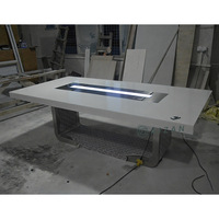 Table de réunion de petite taille pour bureau, salle de réunion, 10, 12 ou 14 places