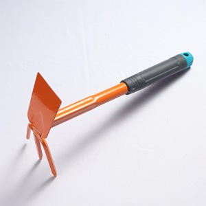 Mini Garden Tool Set Orange Red Shovel Rake Spade Ergonomic Handle For Patio Gardening - Product Image 3