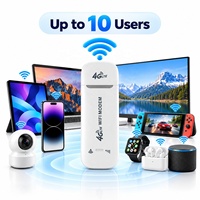 Modem USB 4G LTE OLAX Hemat Biaya Grosir, Pita EU, Modem Nirkabel Stok ODM 150Mbps, Hotspot Portabel Terbuka untuk Laptop dan Mobil