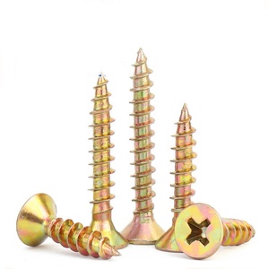 Vite Autofilettante in Metallo Zincato Giallo Din7505 di Alta Qualità, 40mm 3.5x50, Vite <span class=keywords><strong>per</strong></span> Truciolato 4x28mm - Product Image 3