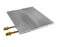 Plaque froide liquide en aluminium personnalisée dans différents sens d'écoulement Bloc d'eau liquide Plaque froide liquide eau
