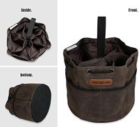 12-Fach Schwerlast Tragbare Wasserabweisende Faltbare Schrauben-Tasche Gewachste Leinwand Fallschirm-Werkzeugtasche Kleinteile-Organizer