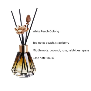 Ensemble de diffuseur de roseaux avec fleurs séchées Diffuseur de roseaux avec bâtons Diffuseur de bâtons parfumés Décor élégant pour la <span class=keywords><strong>maison</strong></span> - Product Image 5