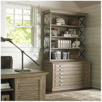 Bureau de style américain en bois massif, moderne, extensible, avec hauteur réglable et rangement par tiroirs, pour la maison/l'appartement