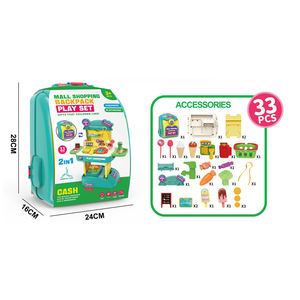 Jeu de rôle préscolaire, maison de jeu éducative, bureau médical, sac de médecin, série de jouets de supermarché, bonbons, maquillage - Product Image 5