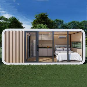 China Factory Direct Modular Cabin-Maison préfabriquée à faible coût pour vivre et Airbnb 20 pieds apple cabin pour hôtel et salon - Product Image 2