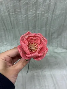 Set de Regalo Corporativo para el Día de la Madre, Ramo de Orquídeas, Lotos, Tulipanes y Lirios Hecho a Mano con Cuentas Francesas, Diseño Único y Estético, Flores Artificiales para Graduación, Halloween - Product Image 3