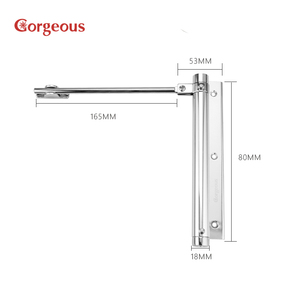 Thiết Bị Đóng Cửa Lò Xo Nhỏ Tự Động, Loại Phần Cứng, Cổng Mềm Gắn Trên Bề Mặt Nhôm, Đục Lỗ Tự Động - Product Image 3