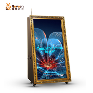 Photobooth Miroir Magique Rétro 65'' Lumières LED Intégrées Impression Instantanée Idéal pour Mariages et Événements - Product Image 3