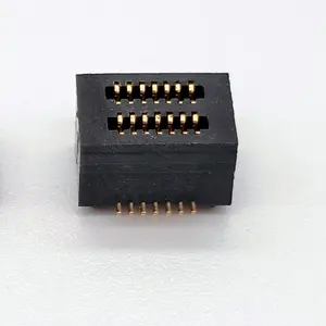 Conector fpc de 14 pinos para placa, conector de passo de 0.5mm para placa, mini conector de altura 2.2-3.0-3.5-4.0-4.5mm fêmea