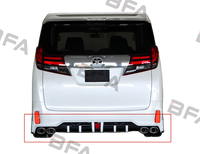 Spoiler arrière japonais mis à jour Spoiler ZEUS Kit de carrosserie pour Toyota Alphard vellfire série 30