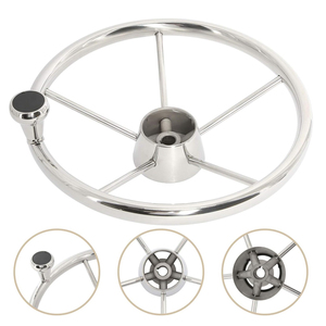 2026 Nuevo Diseño Accesorios para Embarcaciones Timón de Dirección para Lanchas de Alta Velocidad Volante de Acero Inoxidable Repuestos y Equipos para Barcos Hardware Marino - Product Image 4