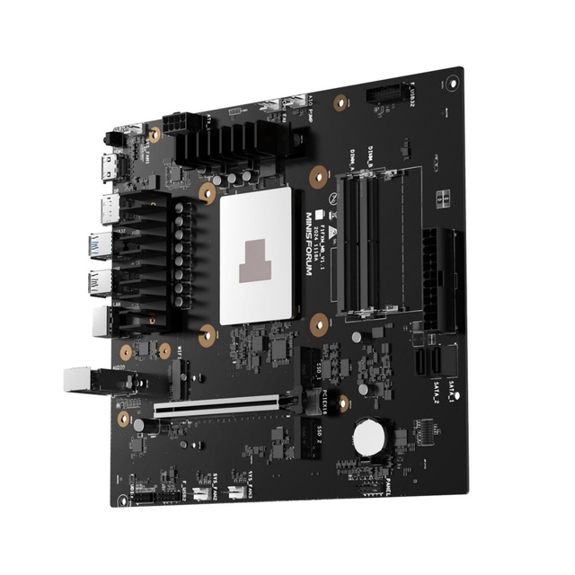 MINISFORUM BD795M M-ATX Gaming NAS Motherboard AMD Ryzen 9 7945HX 16C/32T 2*DDR5 2*NVMe 2*SATA3.0 PCIe4.0 X16 2.5GLAN Mini PC