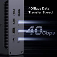 Station d'accueil UGREEN Thunderbolt 4 13-en-1 40 Gbps avec double affichage 4K60Hz, affichage unique 8K, charge 90W pour ordinateur portable