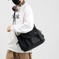 Sac à bandoulière pour homme à motif géométrique, nouvelle mode, grande capacité, pour les trajets quotidiens, les voyages, les loisirs, résistant au vent et à l'usure