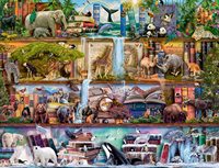 Puzzle en carton personnalisé de 2000 pièces, jeu de boîte de puzzle pour enfants pour aider l'interaction parent-enfant
