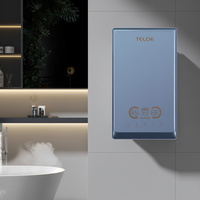 Chauffe-eau électrique sans réservoir mural à écran LED, commande tactile, étanche IPX4, fonctionnement en anglais, pour salle de bain, hôtel