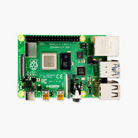 4GB ARM Original Raspberry Pi 4 Modelo 4B BCM2711 Quad-Core 2. 0 1,5 GHz con doble banda WIFI Soporte POE
