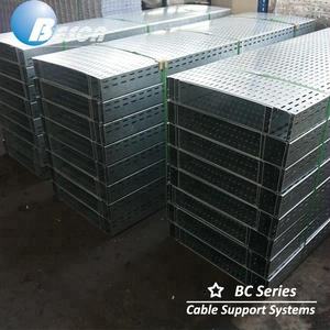 יצרן סיני BESCA מגולוון מגש כבלים סיבים אופטיים מחוררים עם כיסוי מגש כבלים אלומיניום מחירון סולם - Product Image 6