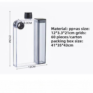 Gobelet de voyage sportif en PS transparent, isotherme, sans BPA, avec couvercle, compatible lave-vaisselle - Product Image 2