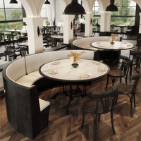Combinaison table et chaise rétro en bois pour café, salon de thé, pâtisserie – Chaises de salle à manger douces, légères et durables