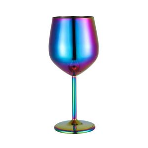 Verre à vin/champagne de luxe en acier inoxydable 304 à paroi simple, incassable, pour fêtes et mariages en extérieur, avec logo personnalisé - Product Image 2