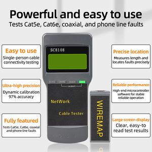 Testeur de câble réseau SIXIANTO <span class=keywords><strong>SC8108</strong></span>, outil de test LAN/FTTH avec garantie d'un an - Product Image 3