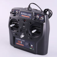 Controlador de Simulación RC SuperLink SM8 de 8 Canales para PhoenixRC, RealFlight y Liftoff, Drones y Aviones FPV, USB Plug-and-Play
