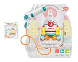 3C tas pistol air kapasitas besar penembak kuat bentuk indah ransel kartun pistol air untuk anak-anak - Product Image 1