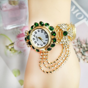 Reloj de Pulsera de Lujo para Mujer, Reloj de Cuarzo con Cristales de Diamantes, Elegante Reloj de Joyería - Product Image 5