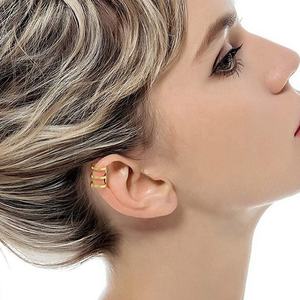 Vente en gros de boucles d'oreilles simples en acier chirurgical 316L, sans perçage, à clipser, bijoux pour le corps - Product Image 2