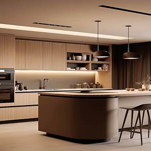 Cocina de estilo moderno Americano, gabinetes de alta costura, muebles para el hogar de marca Premium con función ajustable, aplicación de comedor - Product Image 4