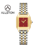 Reloj de Pulsera para Mujer con Logotipo Personalizado, Retro, de Cuarzo, Edición Limitada, ODM, de Acero Inoxidable, Mini Candado, con Cristales Plateados, Ligero