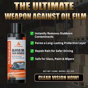 Autoquize HC209 – Nettoyant pour film gras automobile, revêtement hydrophobe, repousse la pluie et le brouillard, restaure la clarté cristalline du pare-brise - Product Image 5