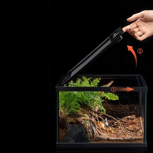 Réservoir pour animaux de compagnie Reptile, réservoir écologique entièrement transparent, boîte d'élevage pour animaux de compagnie reptile, gecko lézard grenouille à cornes ermite crabe tortue serpent - Product Image 3