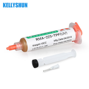 Pasta de <span class=keywords><strong>Flujo</strong></span> de Soldadura Sin Limpieza KELLYSHUN RMA-223 10CC para Teléfono BGA, etc. Sin Plomo, Sin Halógenos, Cumple con ROHS, ODM/OEM Personalizado - Product Image 1