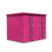 Maison mobile multifonctionnelle de 20 pieds, conteneur préfabriqué, maisons modulaires préfabriquées, conteneur pliable, boîte pliable