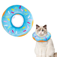 Nouveau design noyau cône de protection coton doux récupération animaux de compagnie chat e-collier collier gonflable élisabéthain pour chiens et chats