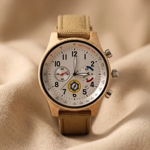 Reloj de Cuarzo de Lujo para Hombre con Cronógrafo, Correa de Alta Calidad con Elegante Caja de Madera, Accesorio de Moda Masculino - Product Image 2
