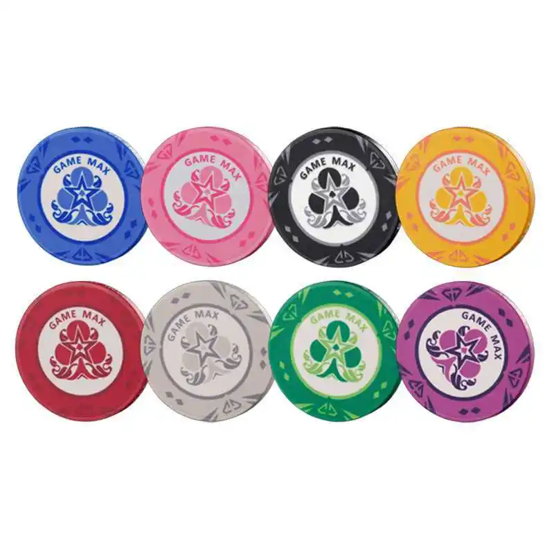 Top Sale Porcelain Poker Chips, Custom Logo Casino Game Ceramic Chips, Professional 10g Casino Ceramic Poker Chips