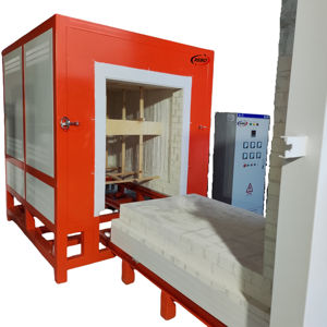 Máquina de pirólisis de baldosas de cerámica eléctrica industrial Herramientas de cerámica de arcilla metálica <span class=keywords><strong>Horno</strong></span> de fondo de coche/Hornos/Fabricante de hornos - Product Image 1