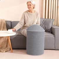 Portable 360 °   Chauffe-pieds et chauffe-jambes électrique à poser sous le bureau, idéal pour la maison, le bureau, la cabine, le sous-sol, la petite maison, le camping et l'utilisation en camping-car.