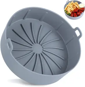 7.5 Inch Lucht Friteuse Siliconen Pot, Hittebestendige Voedselveilige Lucht Friteuses Oven Accessoires, Vervanging Van Brandbare Perkament Voering